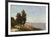 Long Island Sound at Darien-John Frederick Kensett-Framed Giclee Print