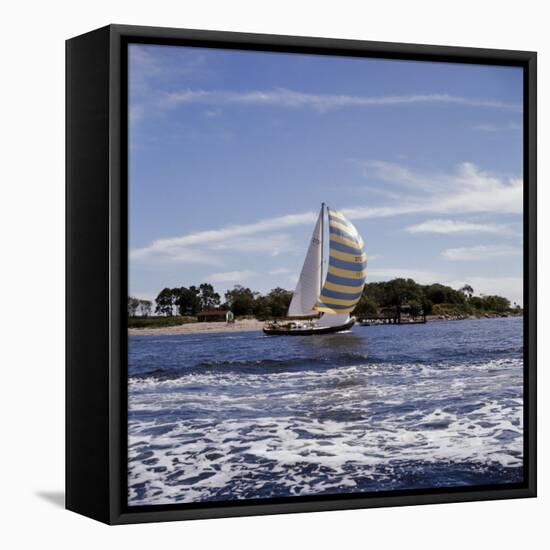 Long Island Sound, New York, USA-null-Framed Stretched Canvas