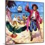 Long John Silver and His Parrot-McConnell-Mounted Giclee Print