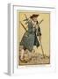 Long John Silver with His Parrot on His Shoulder-Monro S. Orr-Framed Photographic Print