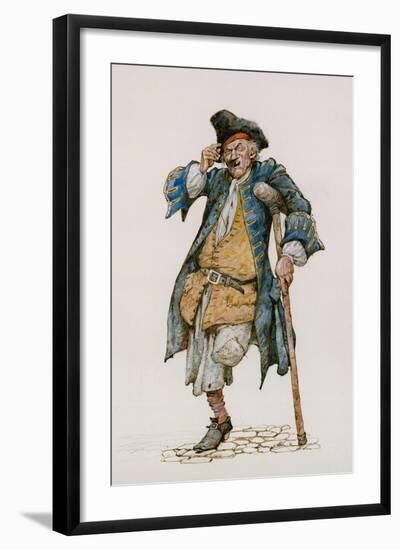 Long John Silver-Peter Jackson-Framed Giclee Print