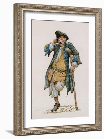 Long John Silver-Peter Jackson-Framed Giclee Print