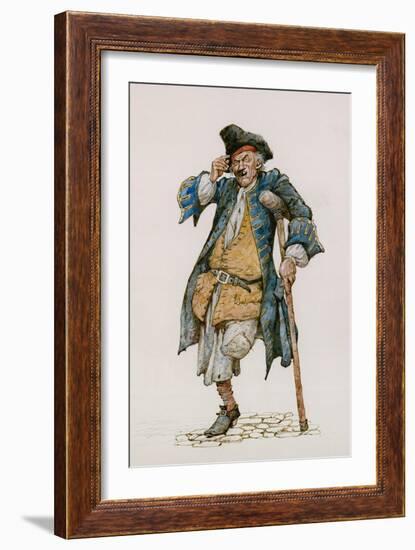 Long John Silver-Peter Jackson-Framed Giclee Print