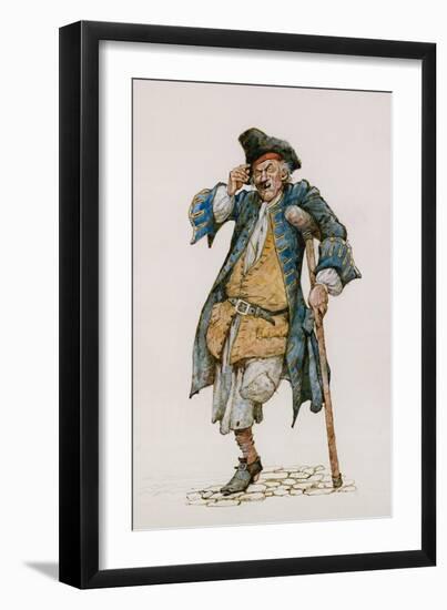 Long John Silver-Peter Jackson-Framed Giclee Print