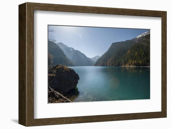 Long Lake, Jiuzhaigou (Nine Village Valley), UNESCO World Heritage Site, Sichuan province, China, A-Michael Snell-Framed Photographic Print