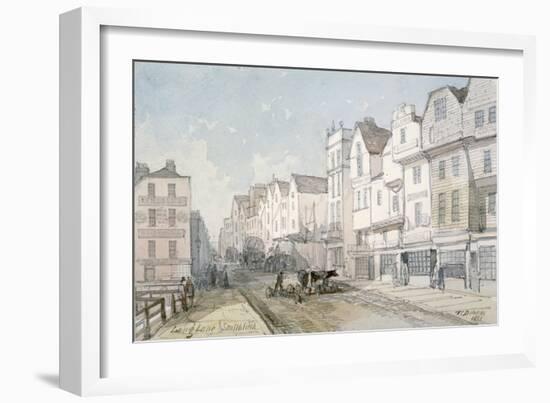 Long Lane, City of London, 1851-Thomas Colman Dibdin-Framed Giclee Print