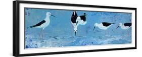 Long Legged Waders-Angela Bond-Framed Premium Giclee Print