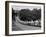 Long Line of Airstream Trailers Wait for Parking Space at a Campground During a Trailer Rally-Ralph Crane-Framed Photographic Print