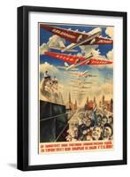 Long Live Our Happy Socialist Motherland, 1935-Gustav Klutsis-Framed Giclee Print