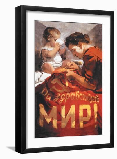 Long Live Peace-Nikolai Tereschenko-Framed Art Print