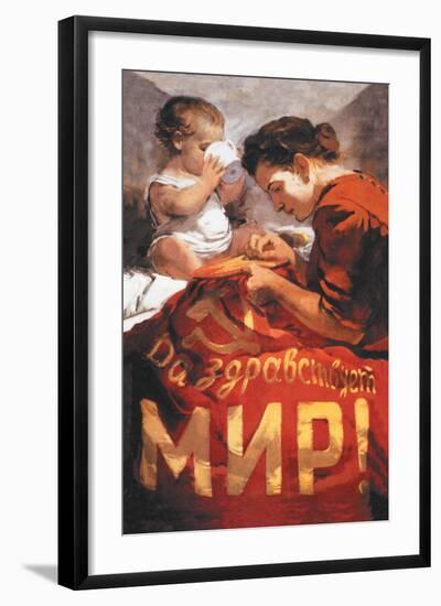 Long Live Peace-Nikolai Tereschenko-Framed Art Print