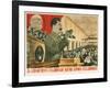 Long Live Stalin´S Generation of Stakhanov Heroes!, 1936-Gustav Klutsis-Framed Giclee Print