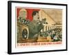 Long Live Stalin´S Generation of Stakhanov Heroes!, 1936-Gustav Klutsis-Framed Giclee Print