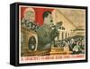 Long Live Stalin´S Generation of Stakhanov Heroes!, 1936-Gustav Klutsis-Framed Stretched Canvas