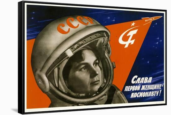 Long Live the First Woman Astronaut-null-Framed Stretched Canvas