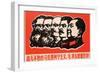 Long Live the Invincible Marxism, Leninism and Mao Zedong Thought!, 1967-null-Framed Giclee Print