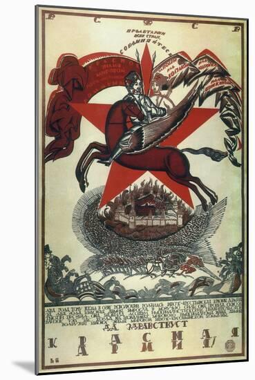 Long Live the Red Army!, 1920-null-Mounted Giclee Print