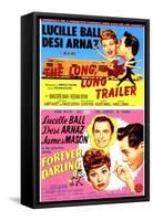 Long, Long Trailer, The / Forever Darling, 1954-null-Framed Stretched Canvas