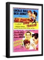 Long, Long Trailer, The / Forever Darling, 1954-null-Framed Art Print