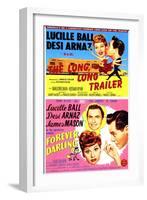 Long, Long Trailer, The / Forever Darling, 1954-null-Framed Art Print