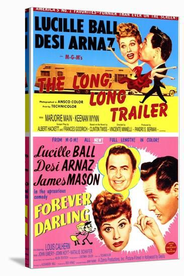 Long, Long Trailer, The / Forever Darling, 1954-null-Stretched Canvas