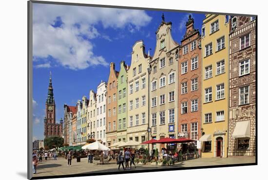 Long Market in Gdansk, Gdansk, Pomerania, Poland, Europe-Hans-Peter Merten-Mounted Photographic Print