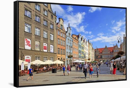 Long Market in Gdansk, Gdansk, Pomerania, Poland, Europe-Hans-Peter Merten-Framed Stretched Canvas
