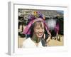 Long-Necked Tribal Woman on Mobile Phone, Thailand, Southeast Asia-Mula Eshet-Framed Photographic Print