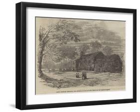 Long Newton Church, the Burial-Place of the Marquis of Londonerry-null-Framed Giclee Print