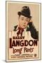 LONG PANTS, Harry Langdon on window card, 1927.-null-Mounted Art Print