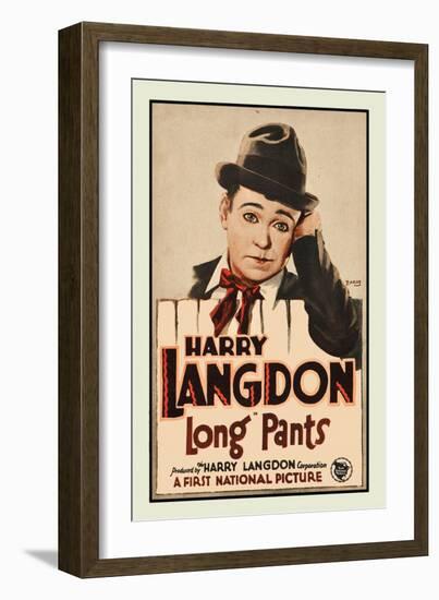 Long Pants-First National-Framed Art Print