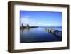 Long Pier and Sea, Acadia National Park, Maine, USA-Stefano Amantini-Framed Photographic Print