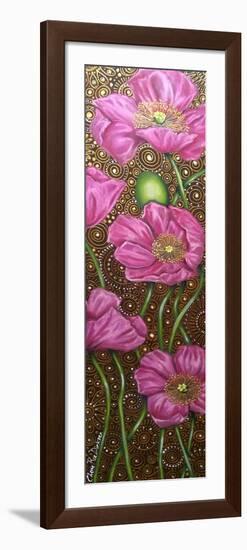 Long Pink Poppies-Cherie Roe Dirksen-Framed Giclee Print