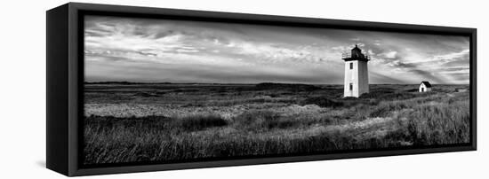 Long Point-Shelley Lake-Framed Stretched Canvas