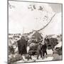 Long Ribbon of Miners Bound For the Klondike Gold Fields Climbing over the Chilcoot Pass, in 1898-null-Mounted Photo