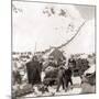 Long Ribbon of Miners Bound For the Klondike Gold Fields Climbing over the Chilcoot Pass, in 1898-null-Mounted Photo