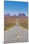 Long Road Leading into the Monument Valley, Arizona, United States of America, North America-Michael Runkel-Mounted Photographic Print