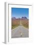 Long Road Leading into the Monument Valley, Arizona, United States of America, North America-Michael Runkel-Framed Photographic Print