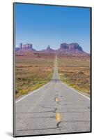 Long Road Leading into the Monument Valley, Arizona, United States of America, North America-Michael Runkel-Mounted Photographic Print