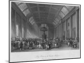 'Long Room in the Custom House. Payment of the Customs', c1841-Henry Melville-Mounted Giclee Print