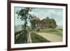 Long Run Church, Circleville, Pennsylvania-null-Framed Art Print