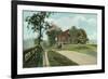 Long Run Church, Circleville, Pennsylvania-null-Framed Art Print