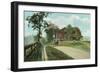 Long Run Church, Circleville, Pennsylvania-null-Framed Art Print