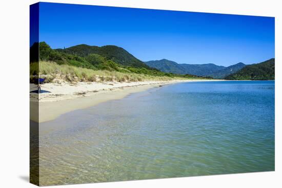 Long Sandy Beach, Abel Tasman National Park, South Island, New Zealand, Pacific-Michael-Stretched Canvas