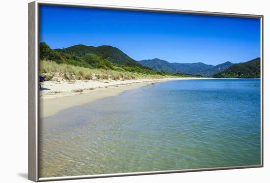 Long Sandy Beach, Abel Tasman National Park, South Island, New Zealand, Pacific-Michael-Framed Photographic Print