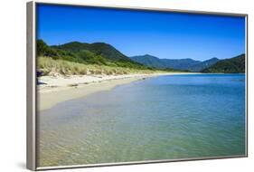 Long Sandy Beach, Abel Tasman National Park, South Island, New Zealand, Pacific-Michael-Framed Photographic Print