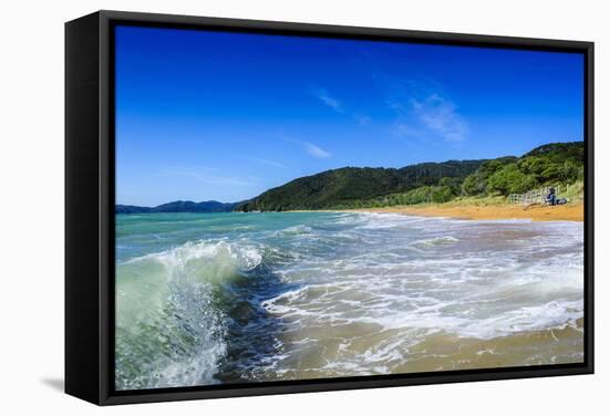 Long Sandy Beach, Abel Tasman National Park, South Island, New Zealand, Pacific-Michael-Framed Stretched Canvas