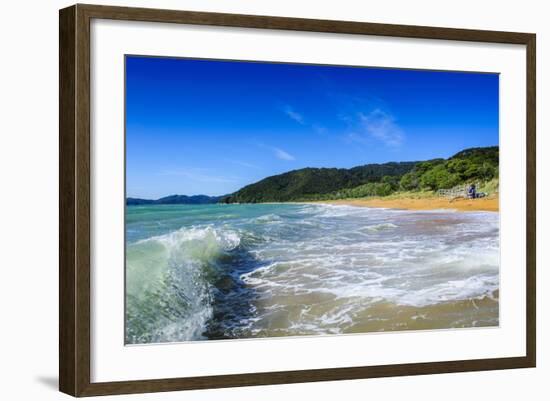 Long Sandy Beach, Abel Tasman National Park, South Island, New Zealand, Pacific-Michael-Framed Photographic Print