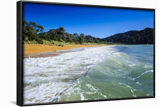 Long Sandy Beach, Abel Tasman National Park, South Island, New Zealand, Pacific-Michael-Framed Photographic Print