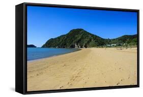 Long Sandy Beach, Abel Tasman National Park, South Island, New Zealand, Pacific-Michael-Framed Stretched Canvas